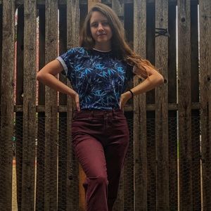 Red Alafani Slim Fit Dress Pants Men’s S 30W/28L